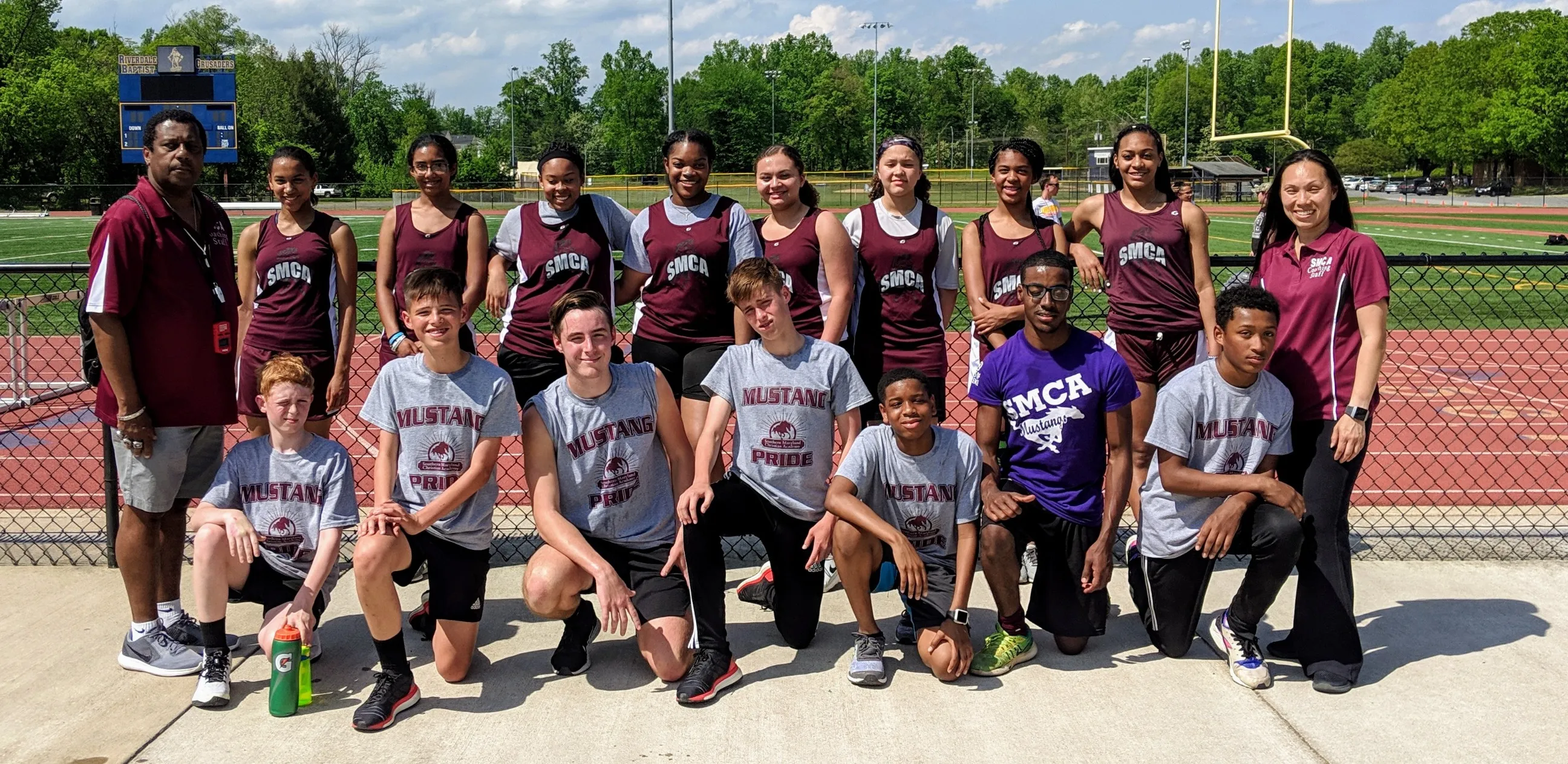 Championship Track Team Photo