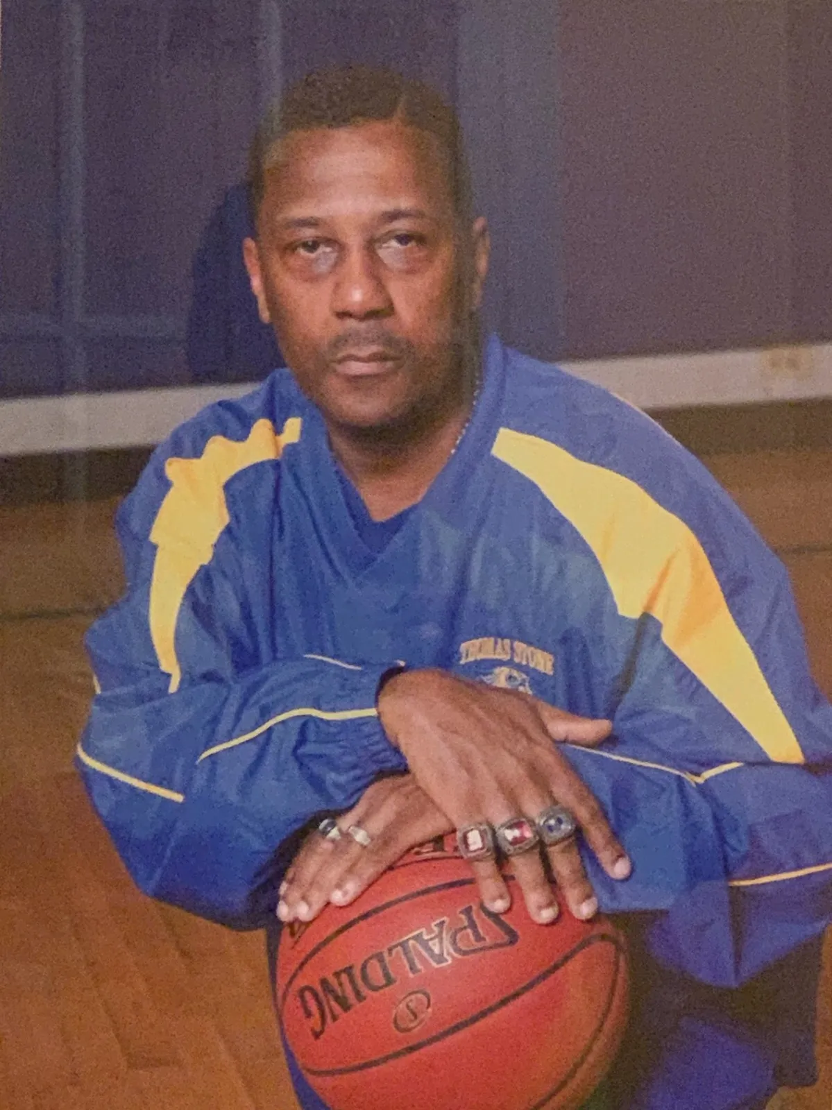 Coach Wilbon with basketball profile photo